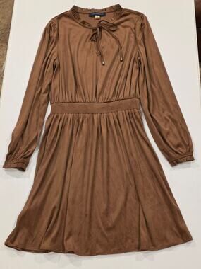 Tommy Hilfiger Suede Dress Womens 8